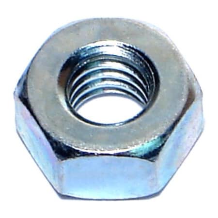 Midwest Fastener Heavy Hex Nut, 5/16"-18, Steel, Grade 2, Zinc Plated, 12 PK 32142